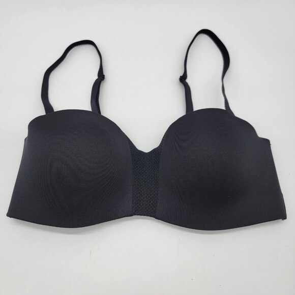 Maidenform Bra Comfort Crush Wireless Multiway Convertible Black SN1252‎ L NWOT - Picture 1 of 5